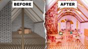 3 Interior Designers Convert The Same Attic Space into a Home Office