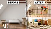 3 Interior Designers Transform The Same Loft Bedroom