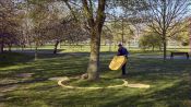 Designer Paul Cocksedge innovates a picnic blanket that allows for group fun and social distancing