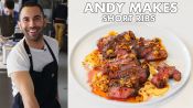 Short Ribs with Crispy Garlic and Chile Oil