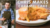 Chris Makes Molten Caramel Cake