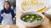Priya Makes Saag Feta