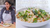 Priya Makes Chile Peanut Rice
