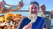 Brad Goes Crabbing & Shrimping For A Low Country Boil