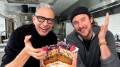 Jeff Goldblum Makes A Birthday Cake With Brad