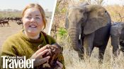How a Blind Traveler Experiences Safari Using Sound, Smell & Touch
