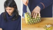 50个体育ople Try to Cut Pineapple Rings
