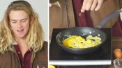 50个体育ople Try to Make Scrambled Eggs | Basic Skills Challenge