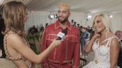 Donatella Versace & Maluma on Their Bedazzled Met Outfits