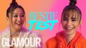 Bestie Test with Emily In Paris' Lily Collins & Ashley Park | GLAMOUR UK