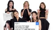 ITZY Answer the Web's Most Searched Questions