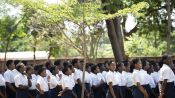 The Students At Ludzi Girls' Secondary School Singing