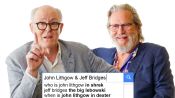 John Lithgow & Jeff Bridges Answer The Web's Most Searched Questions