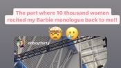 10,000 Women Just Recited America Ferrera's Barbie Monologue Back To Her