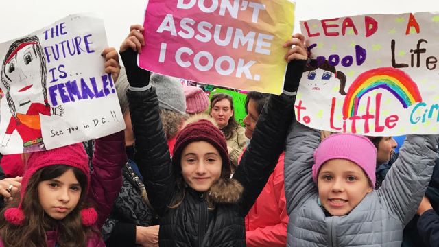 CNE Video | Brilliant Signs at the Women's March