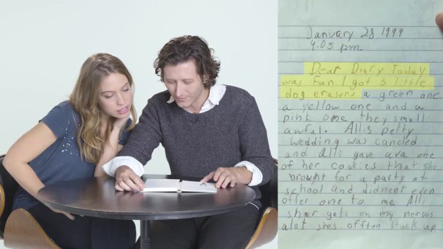 CNE Video | Guys Read Their Girlfriends' Old Diaries - Jeanne & Martin
