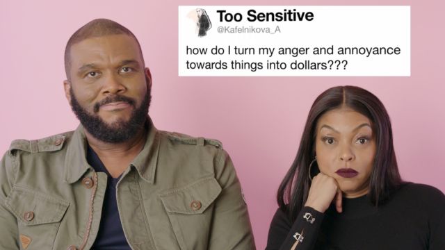 CNE Video | Taraji P. Henson and Tyler Perry Give Advice to Strangers on the Internet