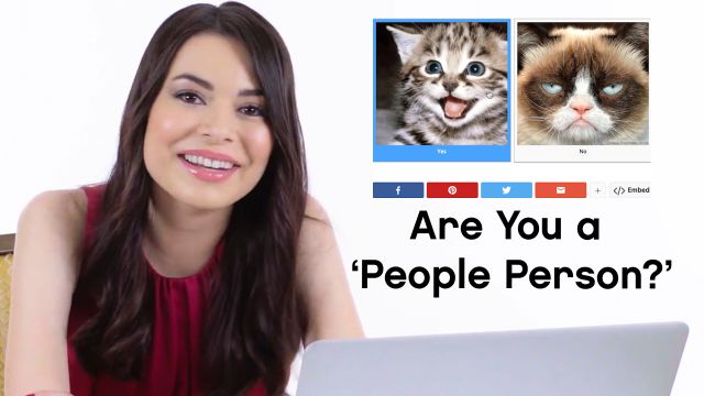 CNE Video | Miranda Cosgrove Takes 3 Online Personality Tests