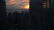 Sunset Over New York Harbor