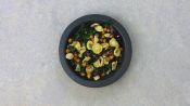 Homemade Orecchiette with Roasted Kale & Chickpeas