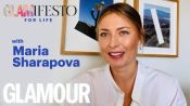 Glamifesto For Life With Maria Sharapova: On Work Outs, Mental Health & Retirement | GLAMOUR UK