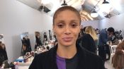 Backstage at Dior With Adwoa Aboah, Peter Philips, and Guido Palau