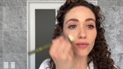 Emmy Rossum Shares Her 28-Step Beauty Routine, From Curly Hair Care to Hydrated Skin