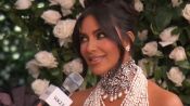 Kim Kardashian on Her Pearly Met Gala Look 