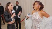 Halle Bailey Channels Ariel on the Met Red Carpet