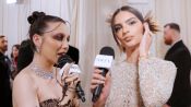 Emily Ratajkowski's Vintage Versace is a "Party in the Back"
