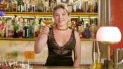 Florence Pugh Makes An English Breakfast Mar-Tea-Ni, Elderflower Collins & a Cheese Board