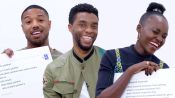 Black Panther Cast Answer the Web's Most Searched Questions