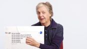 Paul McCartney Answers the Web's Most Searched Questions