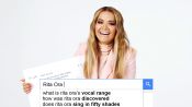 Rita Ora Answers the Web's Most Searched Questions