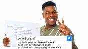John Boyega Answers the Web's Most Searched Questions
