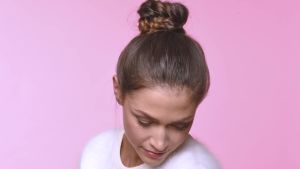 Allure fishtail top knot hairstyle tutorial