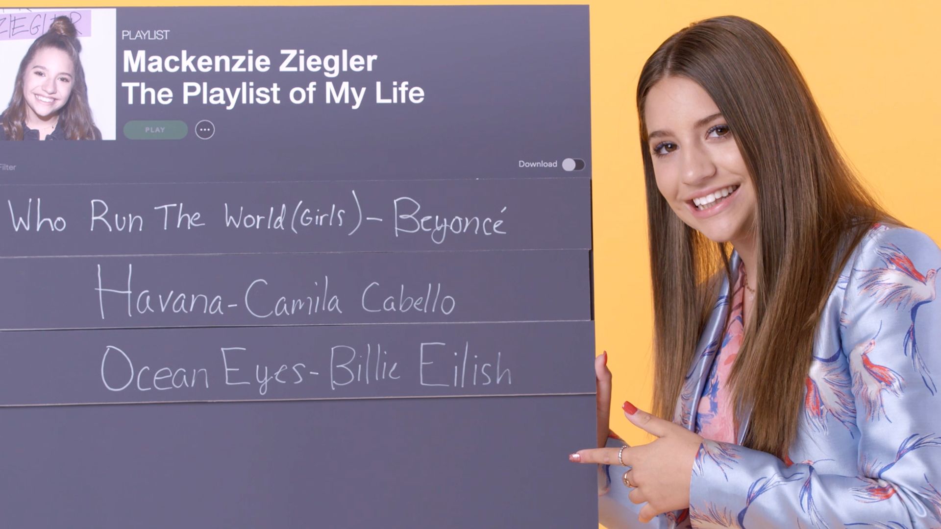 Mackenzie Ziegler Creates the Playlist to Her Life