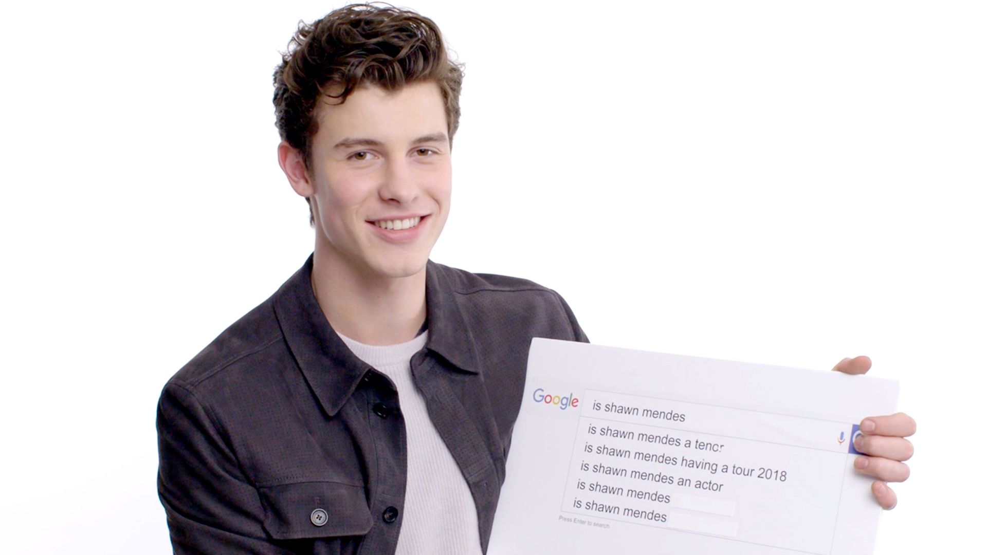 Shawn Mendes Answers the Web's Most Searched Questions