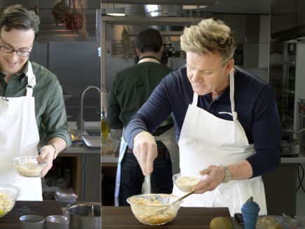 Watch Back To Back Chef Gordon Ramsay Challenges Amateur Cook To