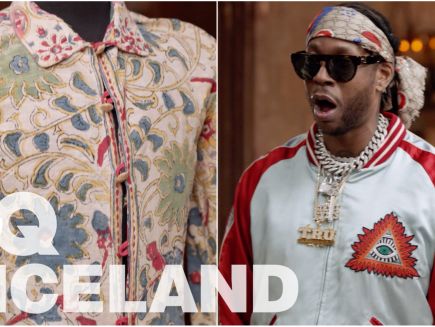 Watch 2 Chainz Checks Out A 106k Jimi Hendrix Jacket Gq Video Cne