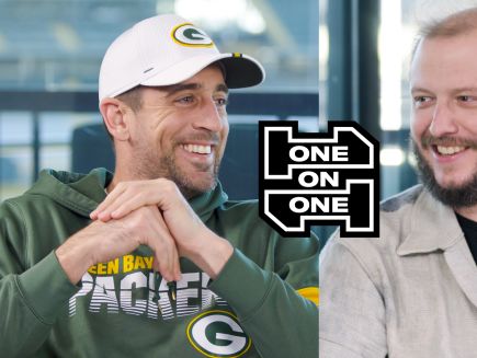 Watch One On One Aaron Rodgers And Bon Iver S Justin Vernon Have