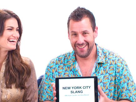 Watch Slang School Adam Sandler Idina Menzel Teach You New