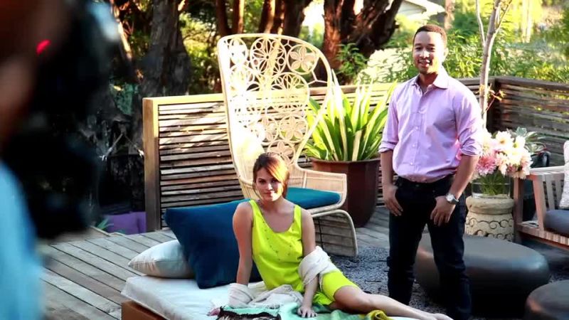 Watch Celebrity Living Behind The Scenes At John Legend And Chrissy Teigen S Los Angeles Home Architectural Digest Video Cne