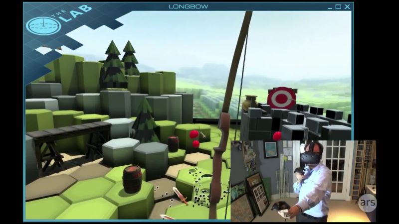 Games and Culture HTC Vive game demo: Lab - Longbow | Ars Technica Video | CNE