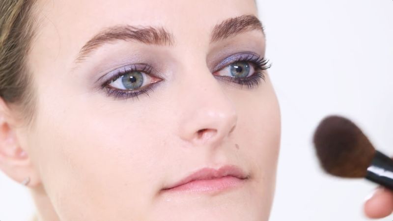 Watch Inside the Allure Beauty Closet  Makeup Tutorial: Shimmery, Navy 