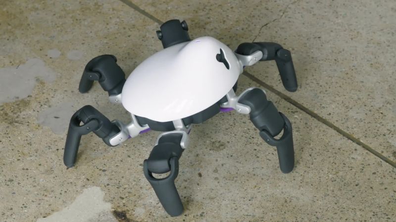 Watch Hexa The Fascinating Yet Unsettling Six Legged Robot Wired Video Cne