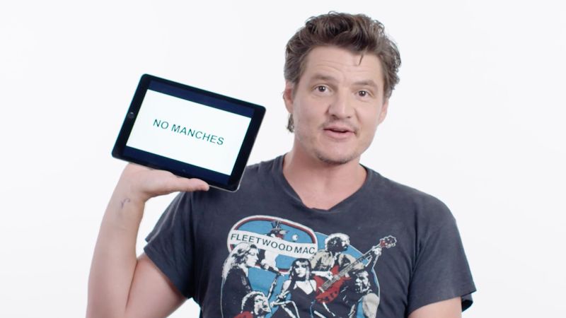 Watch Pedro Pascal Teaches You Spanglish Slang | Vanity Fair Video | CNE