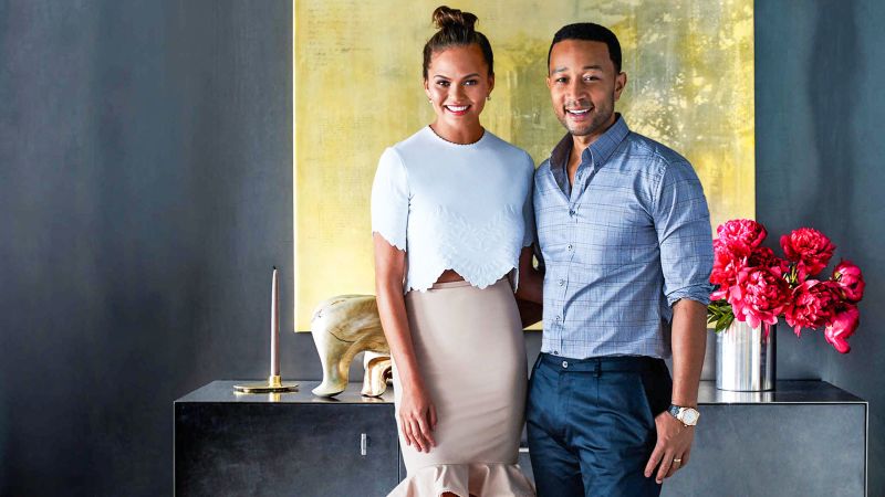 Watch Cover Shoots John Legend And Chrissy Teigen Welcome You Into Their Nyc Home Architectural Digest Video Cne