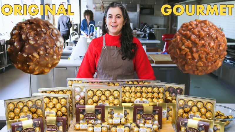 Watch Gourmet Makes Pastry Chef Attempts To Make Gourmet Ferrero Rocher Bon Appetit Video Cne