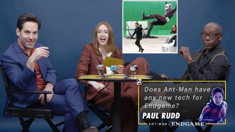Watch Paul Rudd Don Cheadle And Karen Gillan Answer Avengers Fan Questions Vanity Fair Video